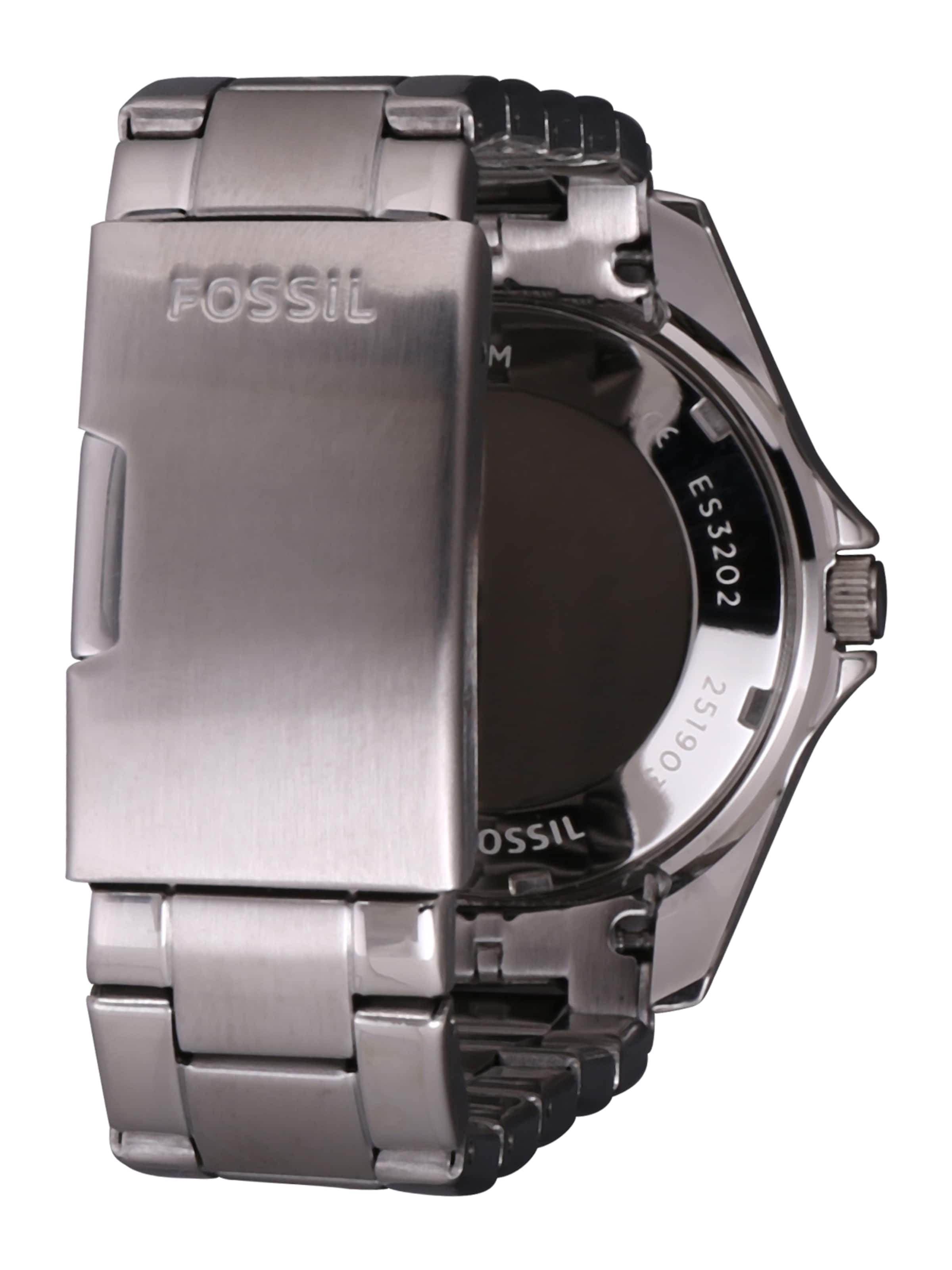FOSSIL Analoog horloge 'RILEY' in Zilver