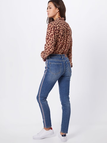 OPUS Skinny Jeans 'Ely' in Blauw