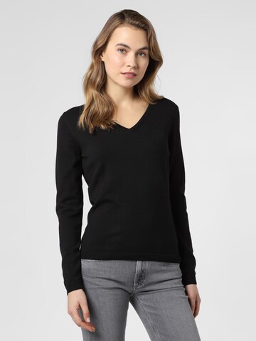 Brookshire Pullover in Schwarz: Vorderseite