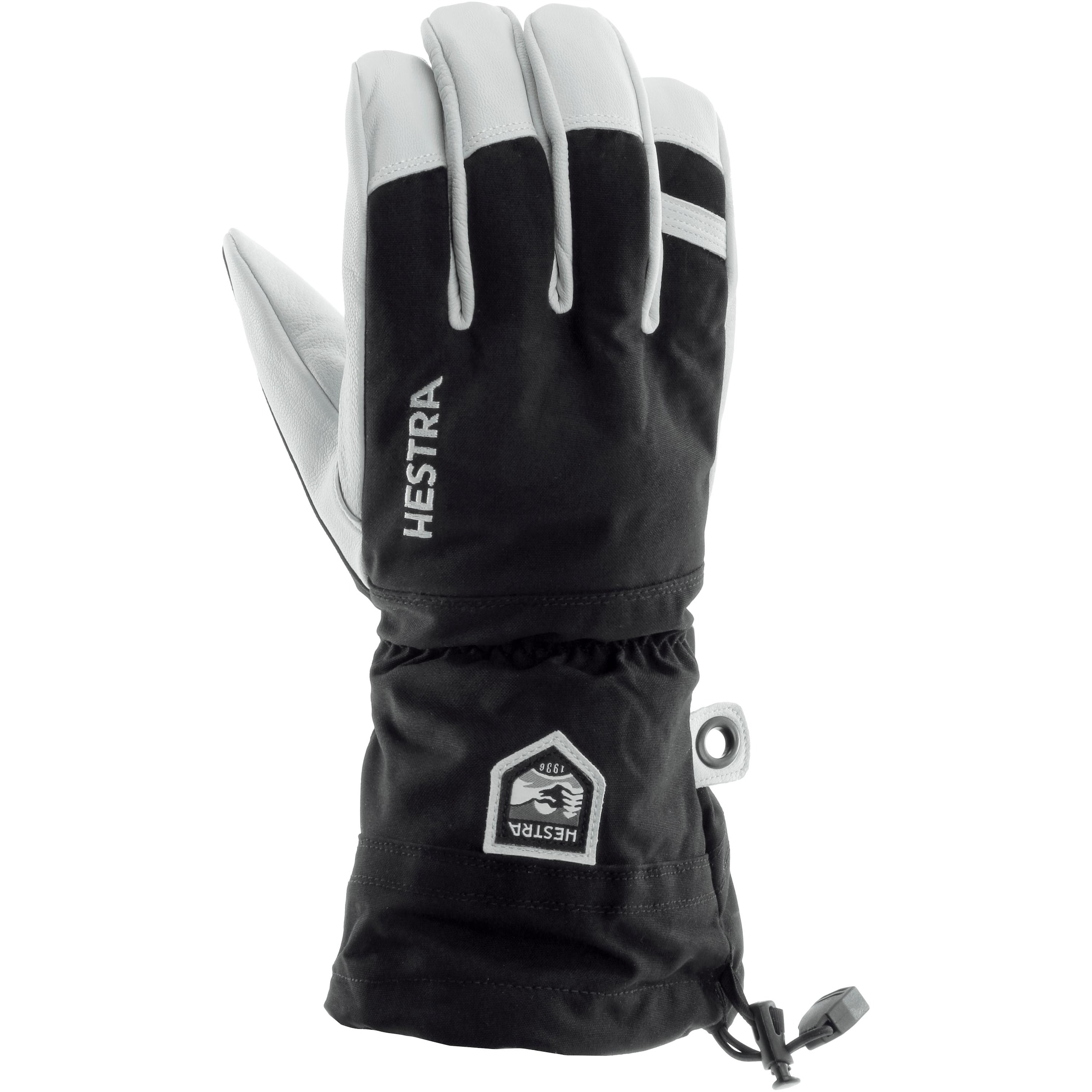 Hestra Athletic Gloves 'Army' in Black: front
