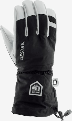 Hestra Athletic Gloves 'Army' in Black: front