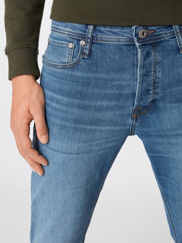 JACK & JONES Slimfit Jeans 'TIM' i blå