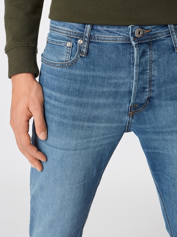 JACK & JONES Slimfit Jeans 'TIM' i blå