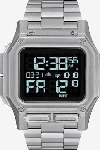 Montre digitale 'Regulus SS' Nixon en argent : devant