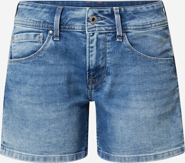 Pepe Jeans Slimfit Shorts 'Siouxie' in Blau: predná strana