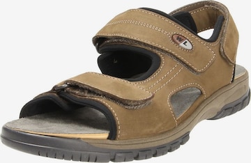 WALDLÄUFER Sandals in Brown: front