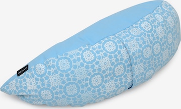 Yogishop Pillow in Blue: front