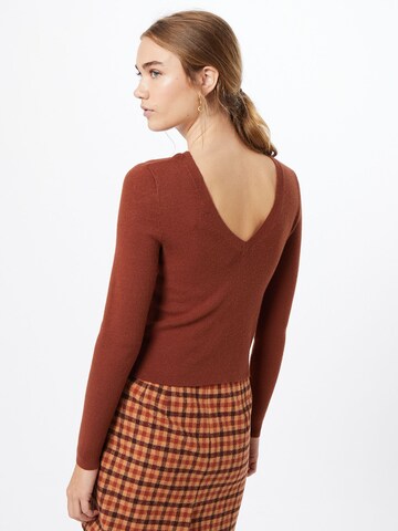 ONLY Pullover 'Lynsie' in Braun: Vorderseite