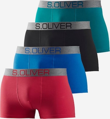 s.Oliver Bodywear (4 Stück), mit kontrastfarbenem Webbund in Mischfarben: predná strana