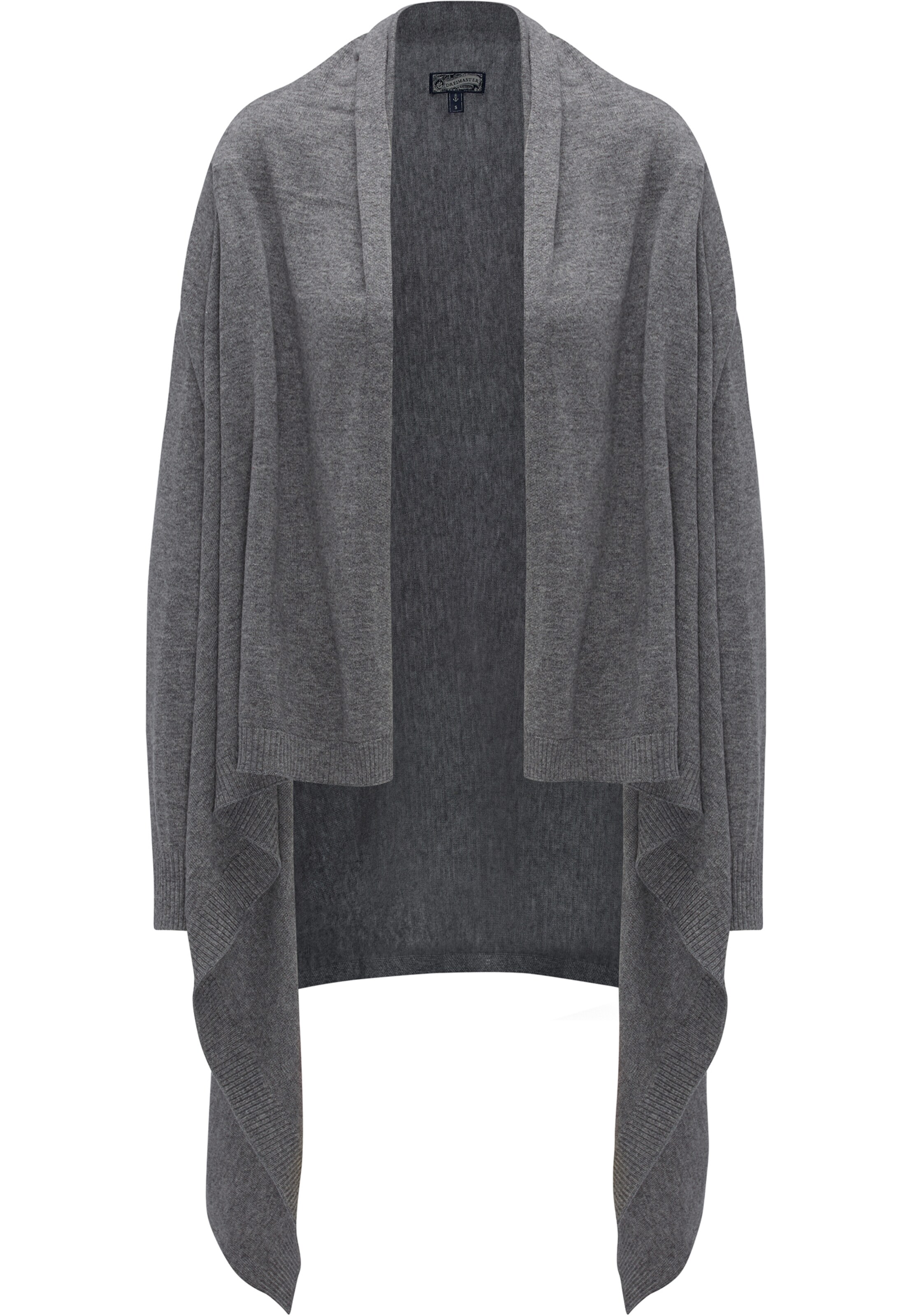 DREIMASTER - Gebreid vest in de kleur Grijs gemêleerd