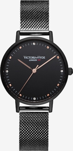 Victoria Hyde Uhr in Schwarz: predná strana