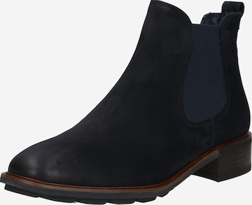 Paul Green Chelsea boots in Blauw: voorkant