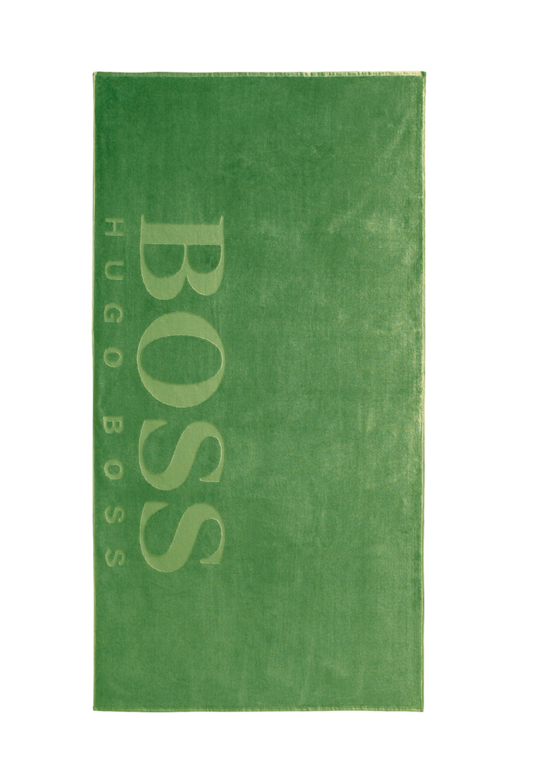 BOSS Home - Strandtuch 'CARVED' in grün