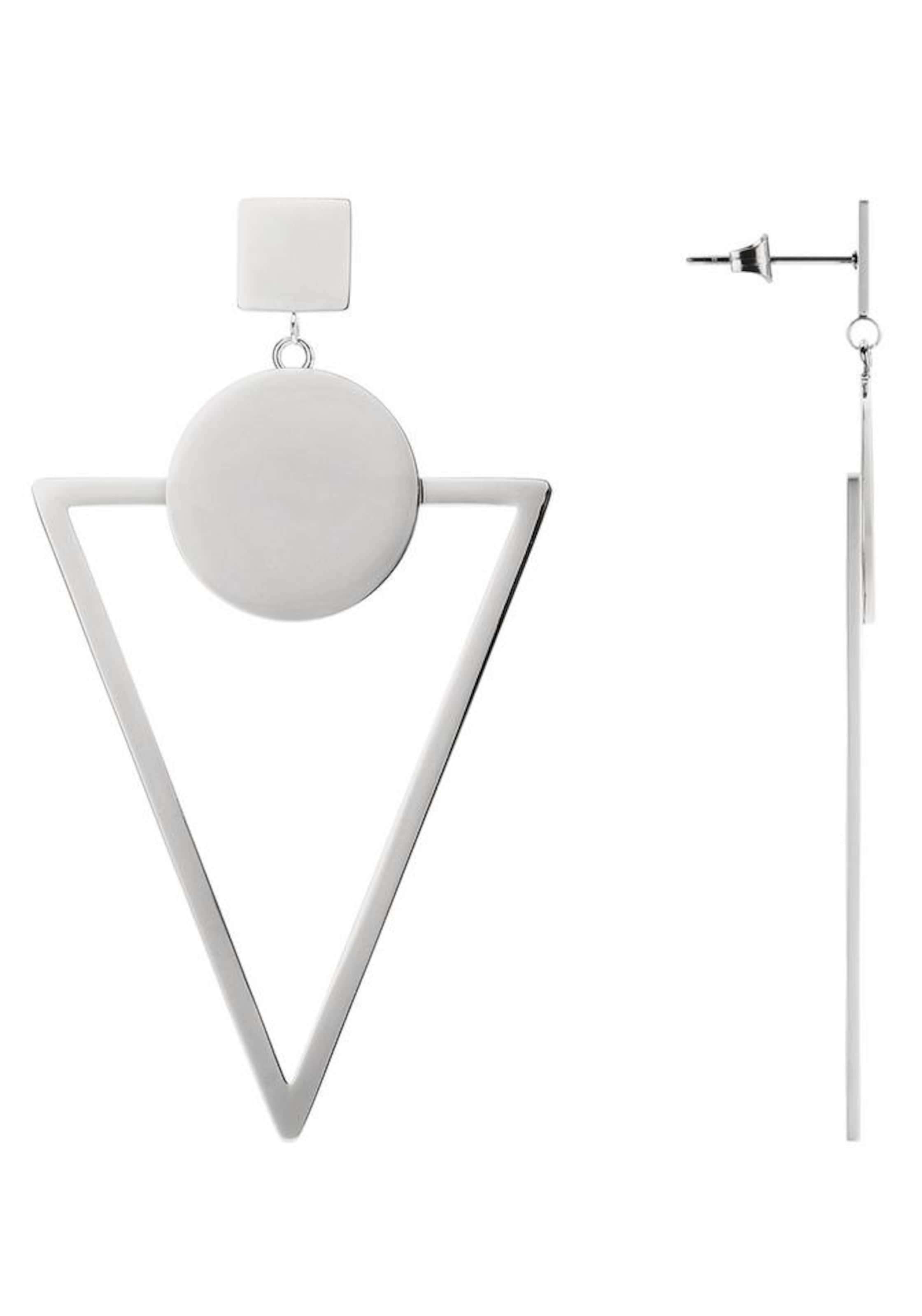 Liebeskind Berlin Earrings 'Dreieck' in Silver: front