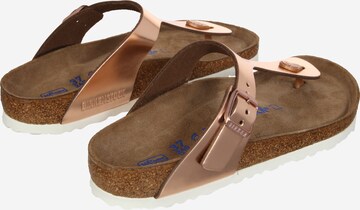 BIRKENSTOCK Σαγιονάρες διχαλωτές 'Gizeh' σε χρυσό