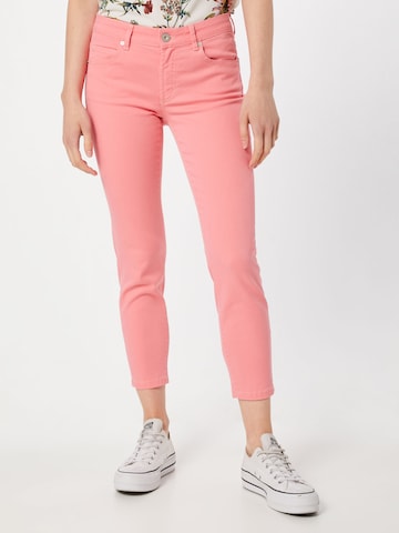 Coupe slim Jean 'Lulea' Marc O'Polo en rose : devant