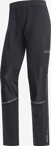 GORE WEAR Regular Workout Pants 'Infinium' in Black: front