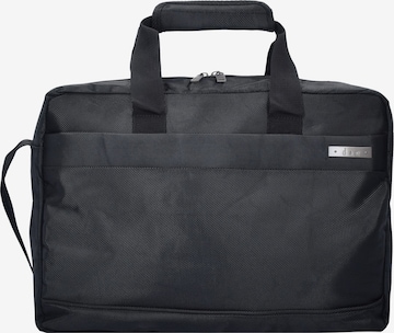 D&N Document Bag in Black: front