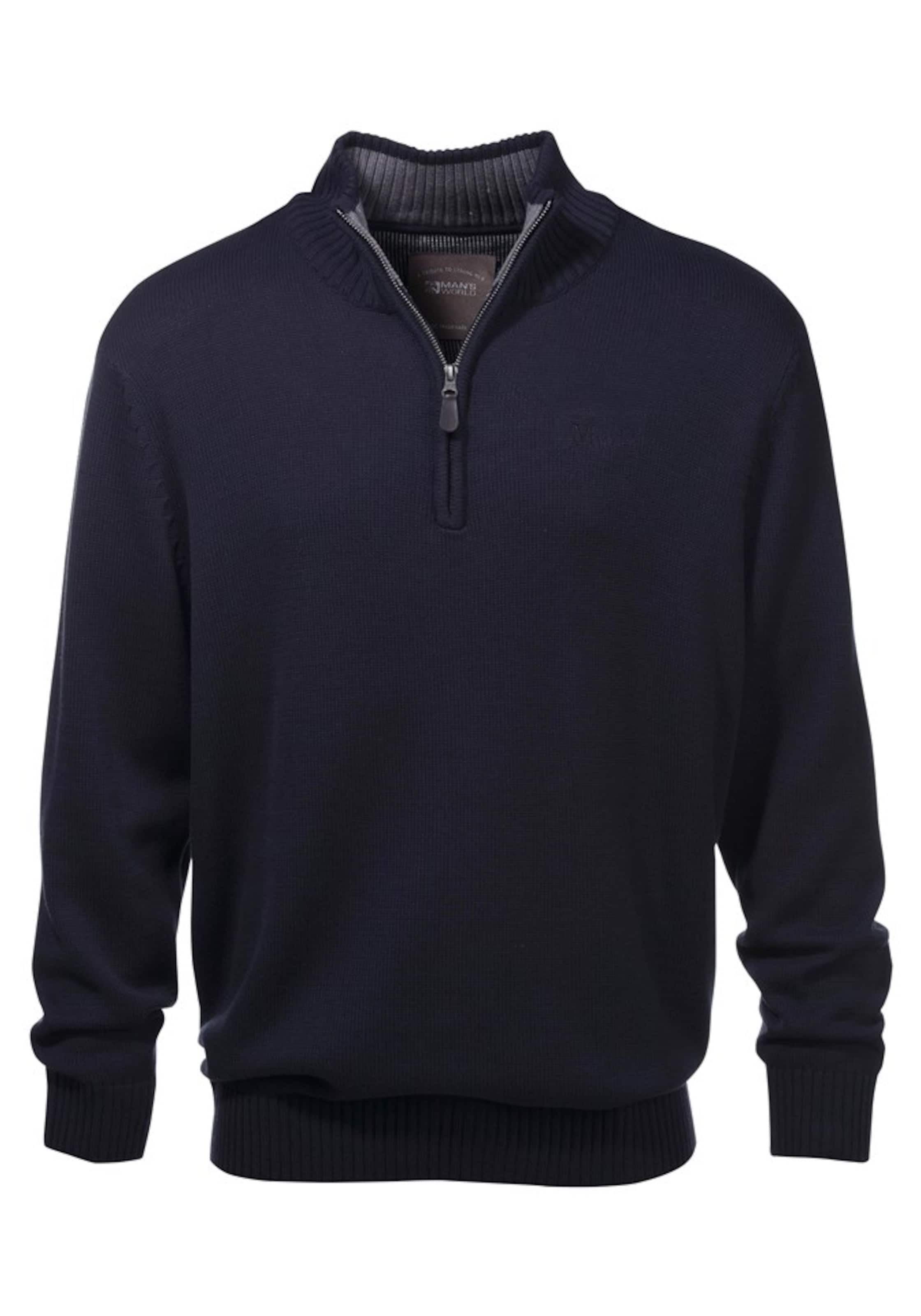 Man's World Troyer in Blau: Vorderseite