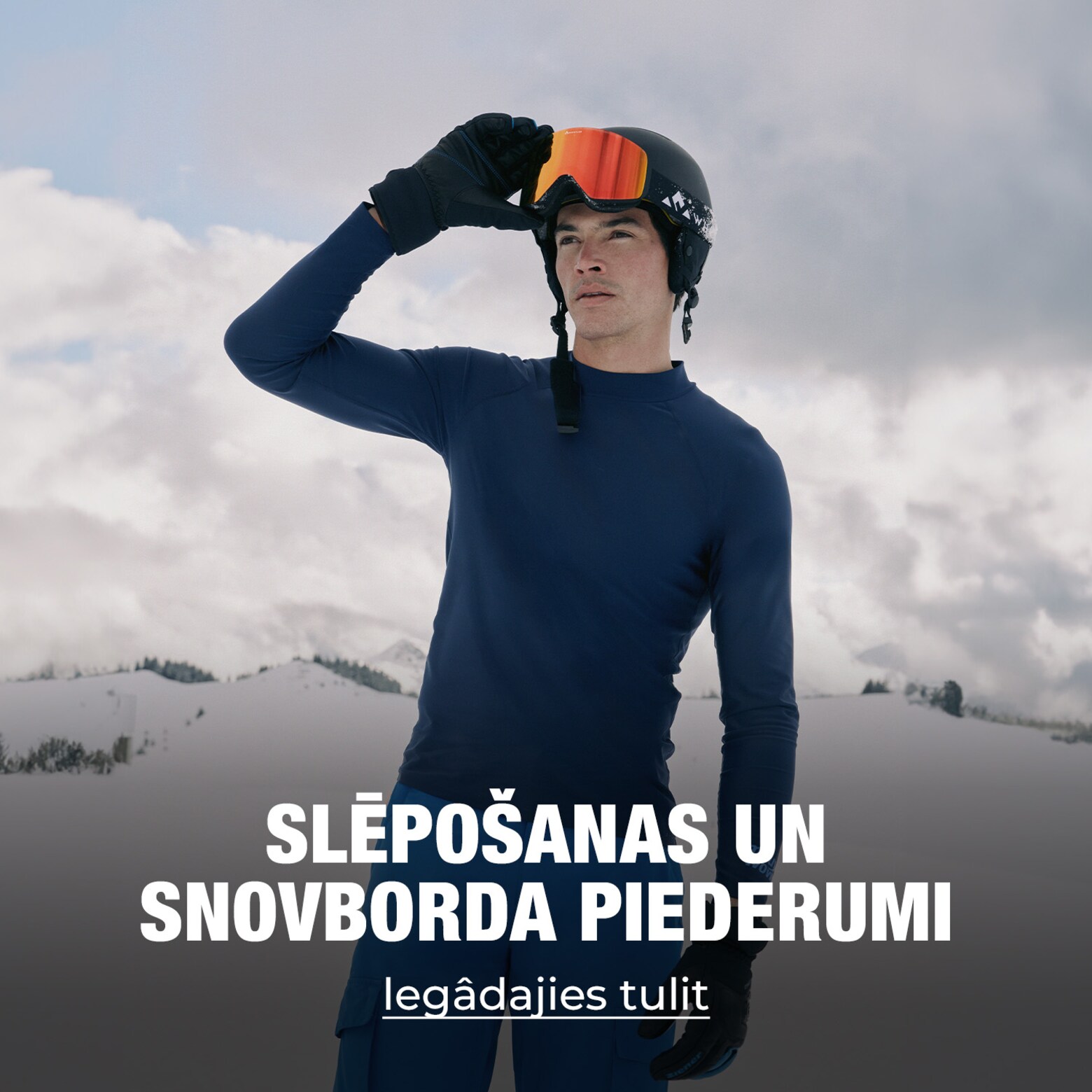 Apģērbi, aprīkojums, aksesuāri un vēl vairāk Slēpošanas un snovborda piederumi