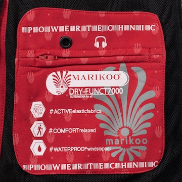 MARIKOO Raincoat 'Zimtzicke' in Red