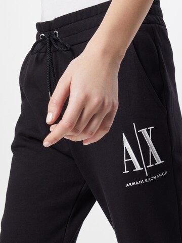 ARMANI EXCHANGE Tapered Trousers '8NYPCX' in Black