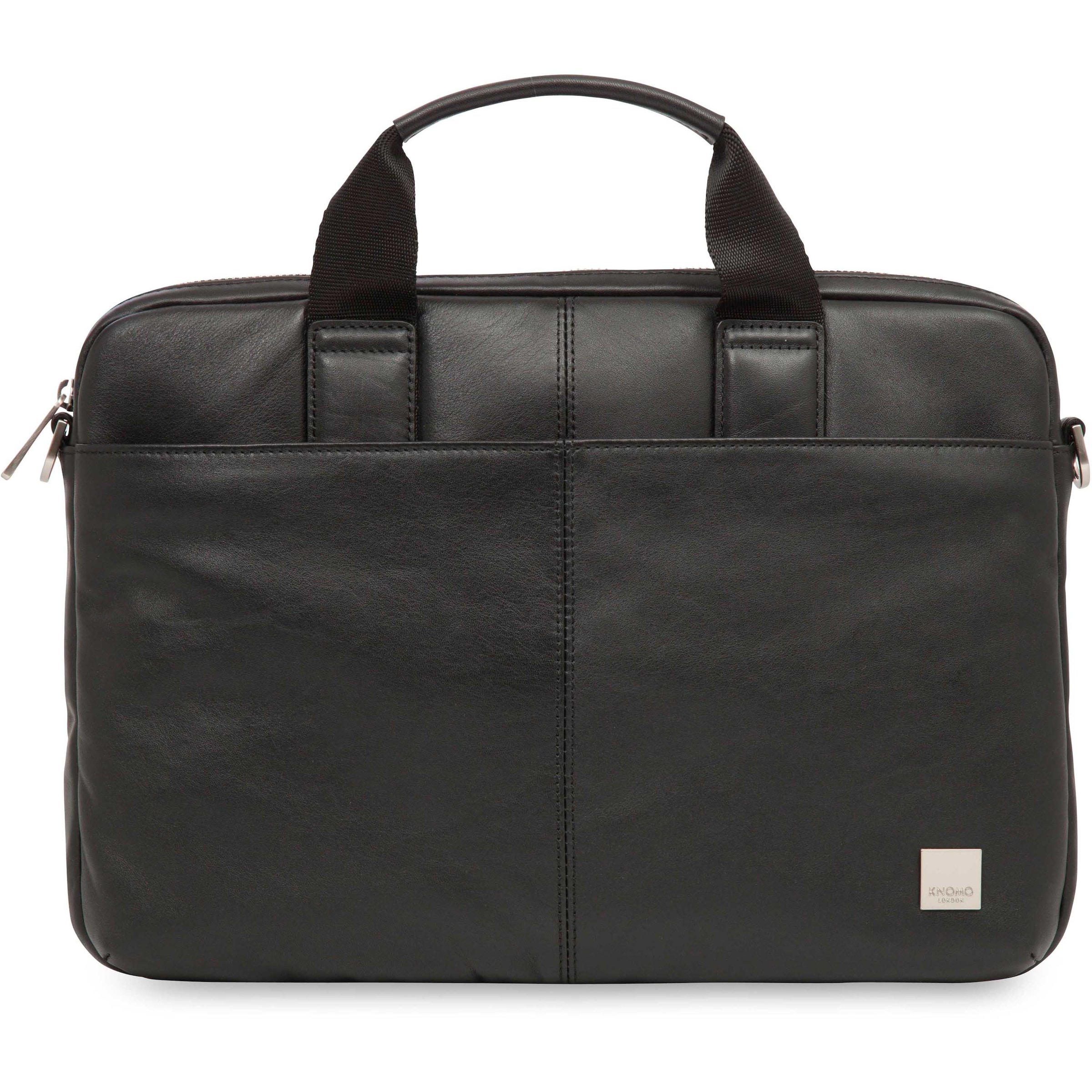 KNOMO - Laptoptas 'Brompton' in de kleur Zwart