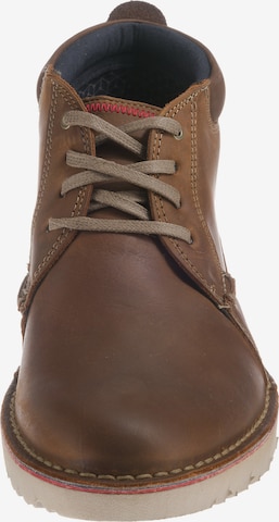 CLARKS Lace-Up Boots 'Vargo Mid' in Brown