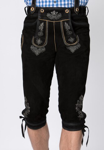 STOCKERPOINT Regular Traditional Pants 'Justin' in Black: front