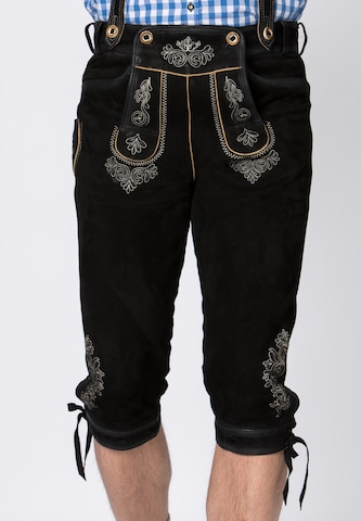 STOCKERPOINT Regular Traditional pants 'Justin' in Black: front