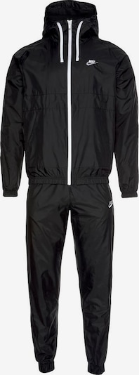 Nike Sportswear Joggingpak in de kleur Zwart / Wit, Productweergave