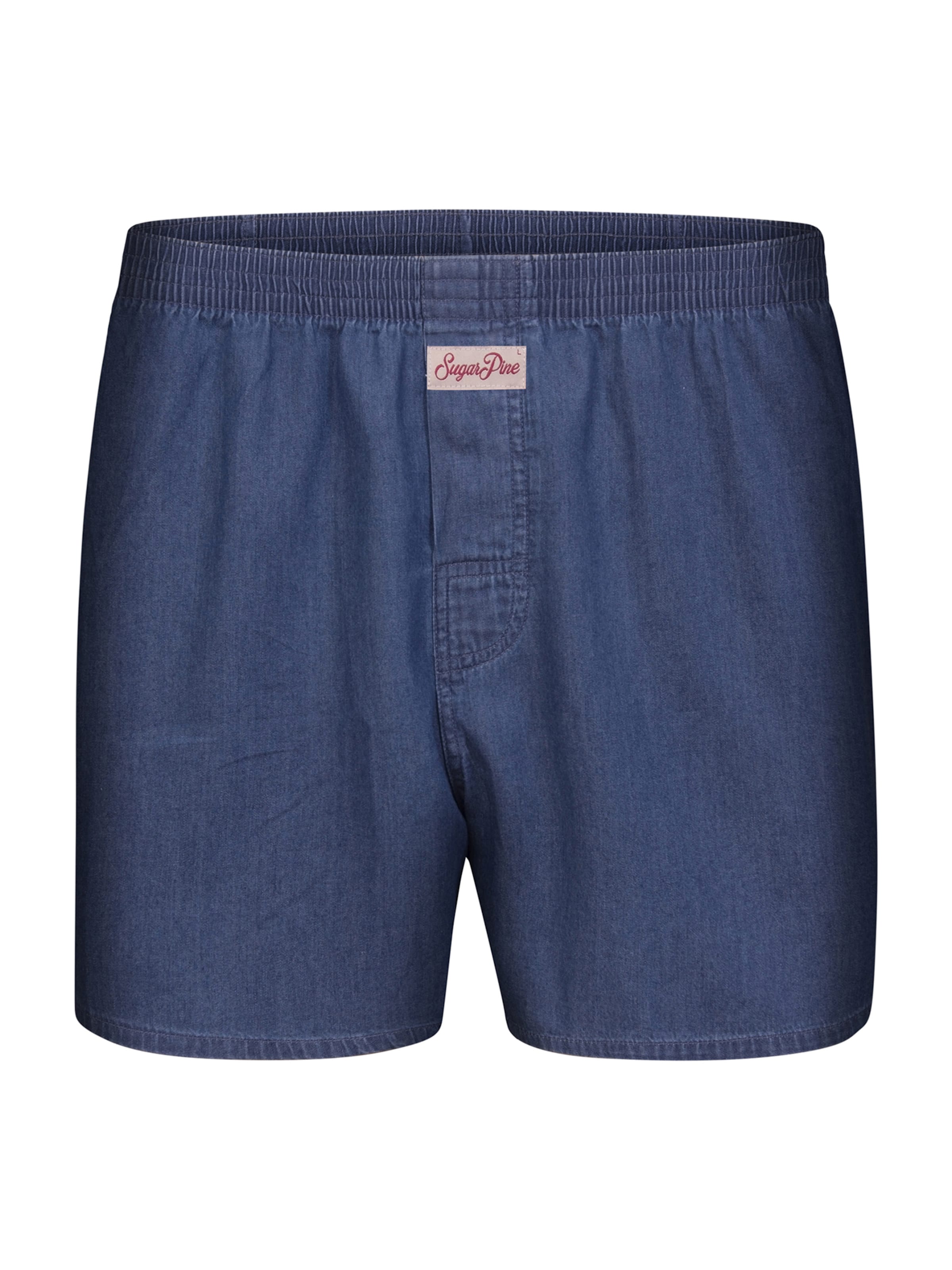 Sugar Pine Boxershorts 'Jeans' in Blauw: voorkant