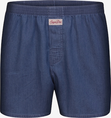 Sugar Pine Boxer shorts 'Jeans' in Blue: front
