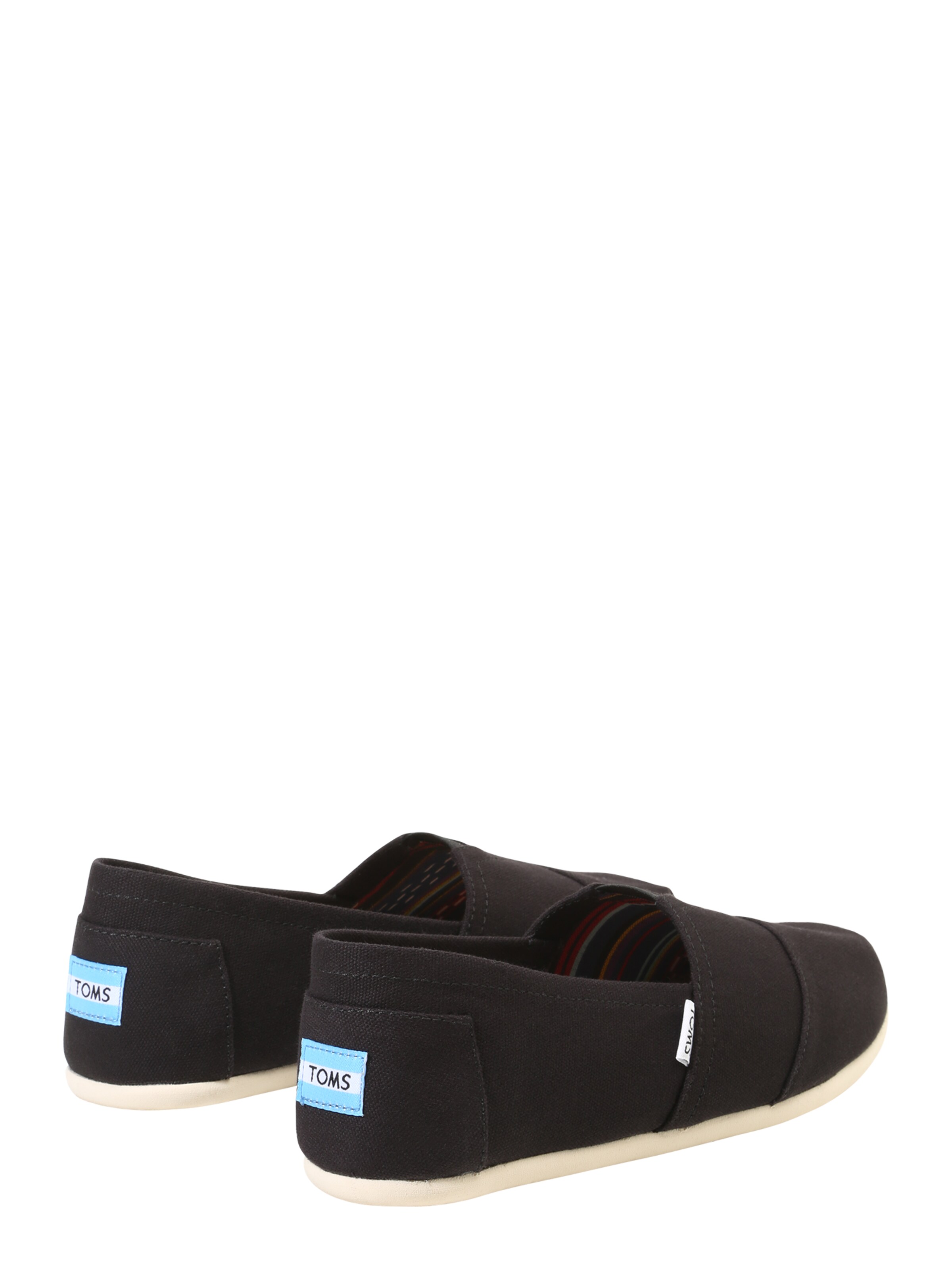 TOMS Espadrilles 'ALPARGATA' in Zwart: terug