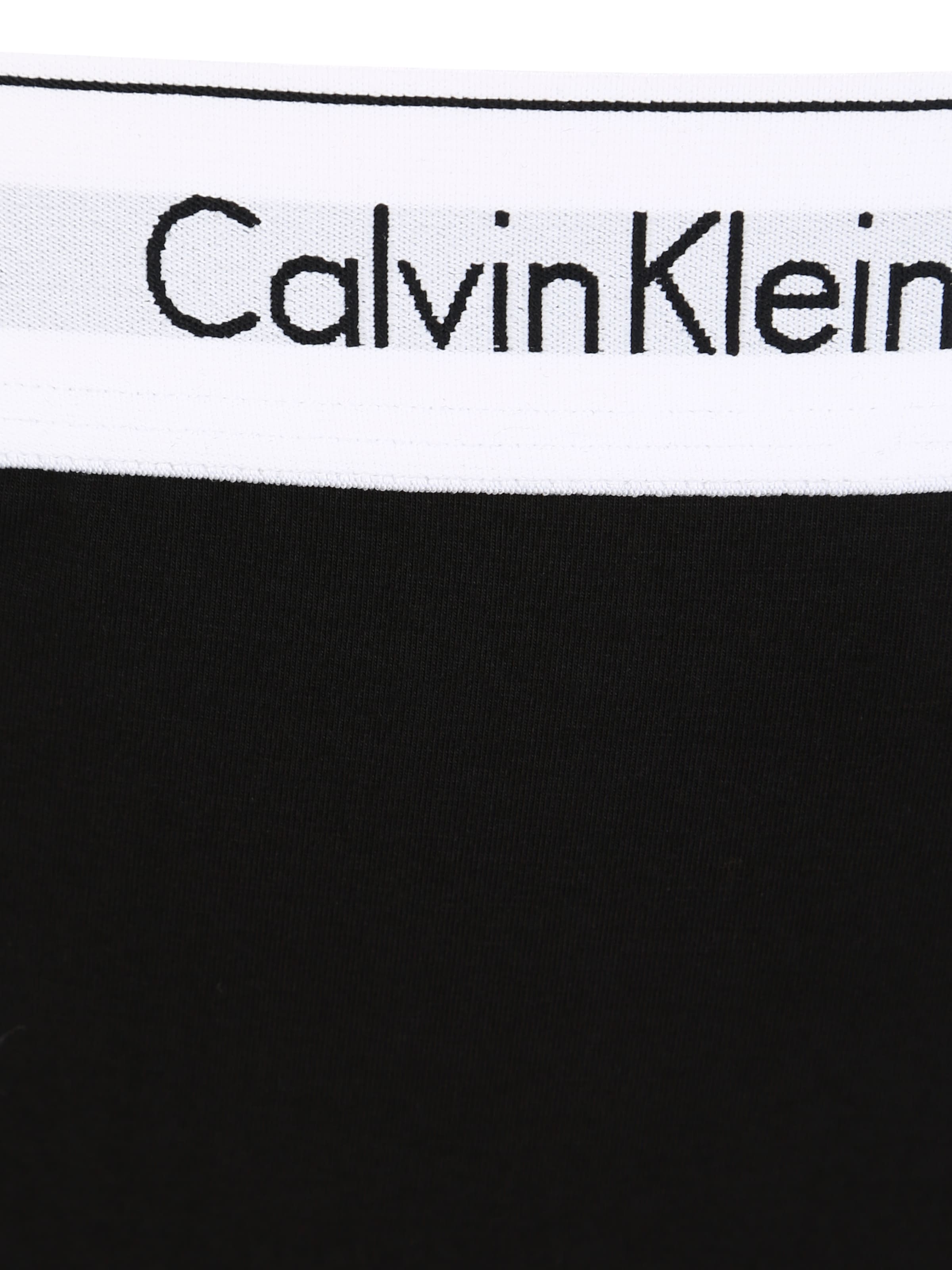 Calvin Klein Underwear Plus String i svart