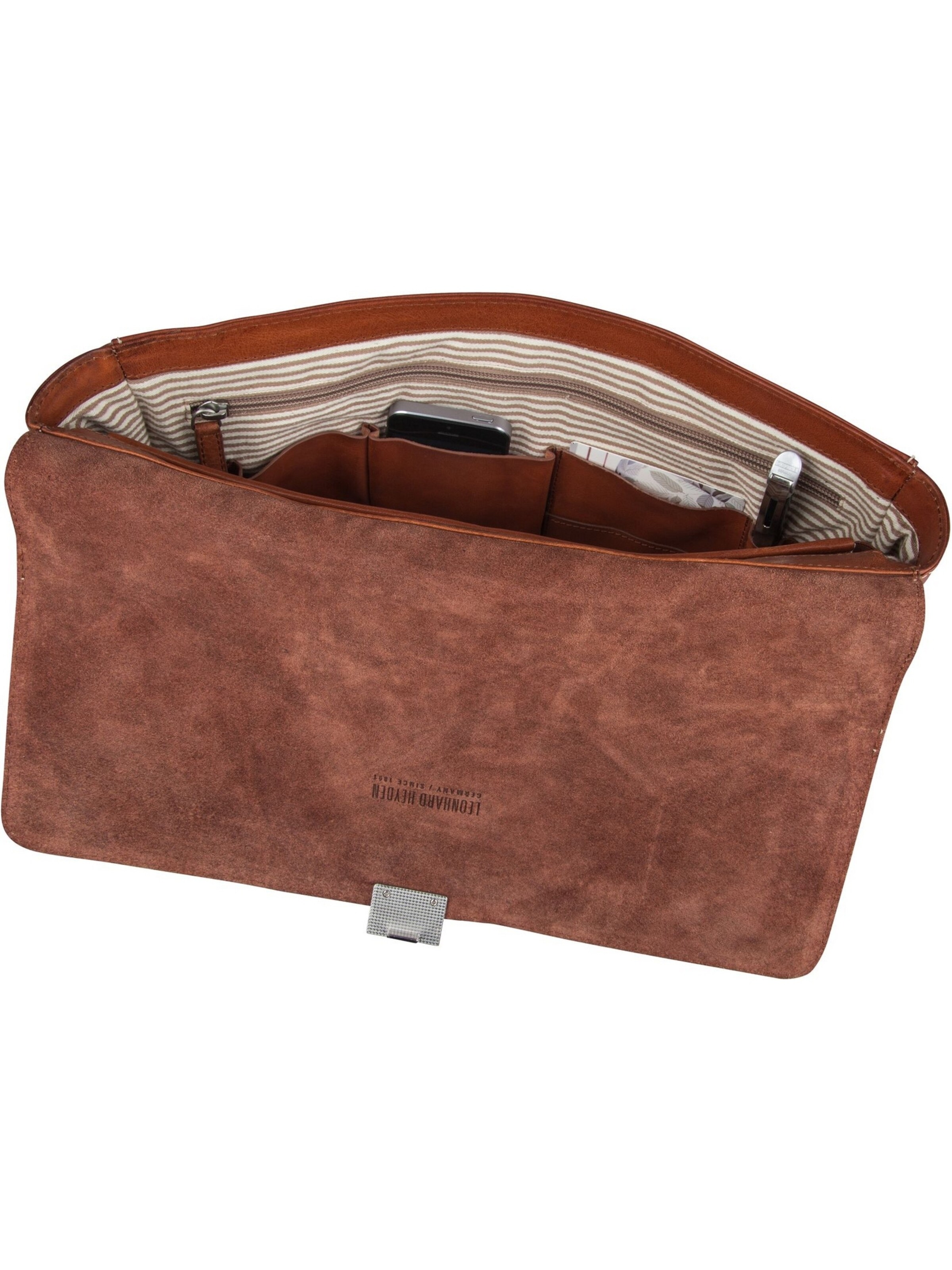 Borsa portadocumenti 'Bergamo 6849 Konferenzmappe' di LEONHARD HEYDEN in marrone