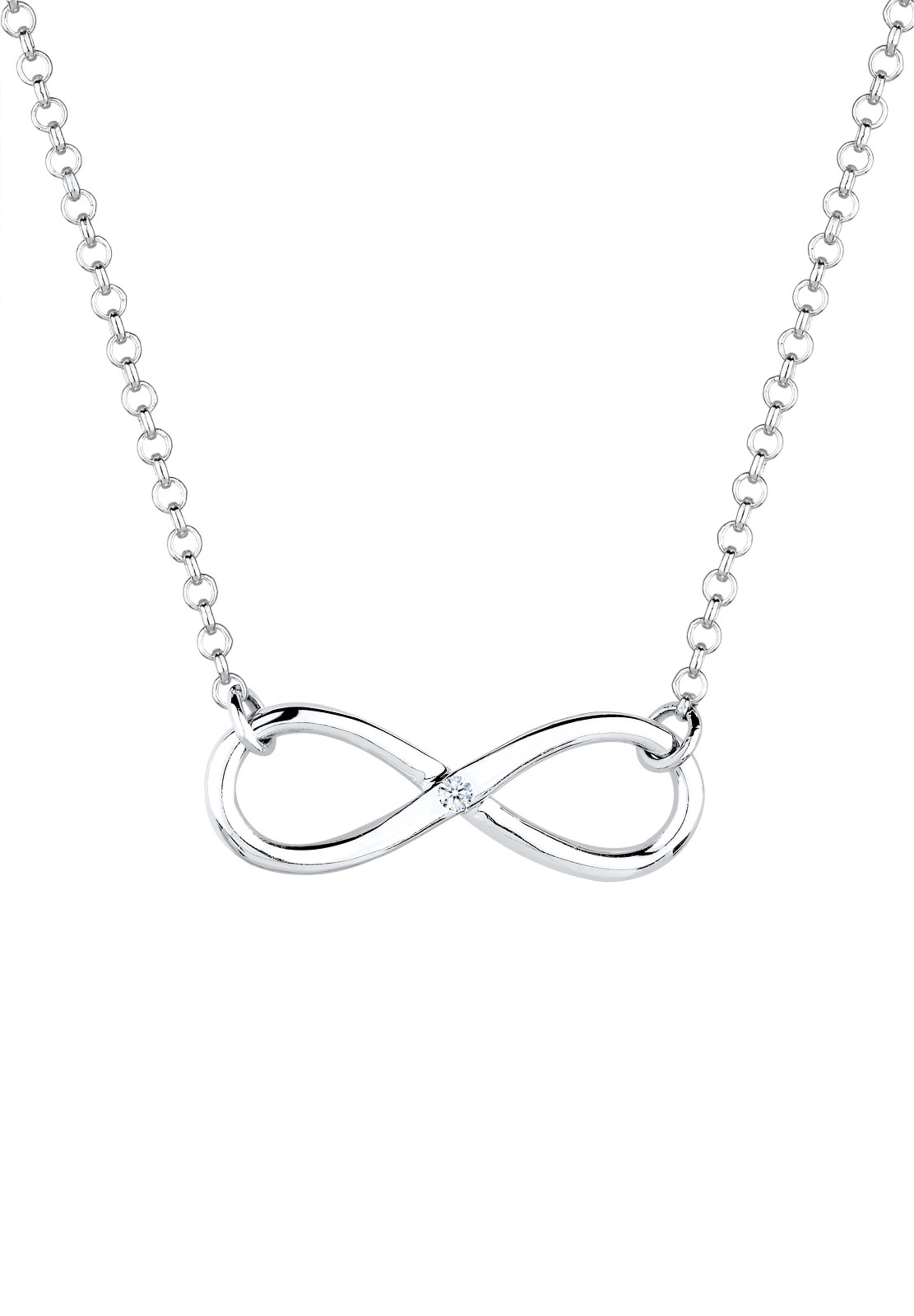 Elli DIAMONDS Necklace 'Infinity' in Silver