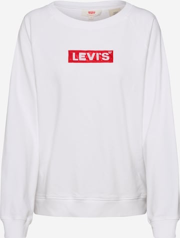 LEVI'S ® Sweatshirt 'Relaxed Graphic Crewneck Sweatshirt' i vit: framsida