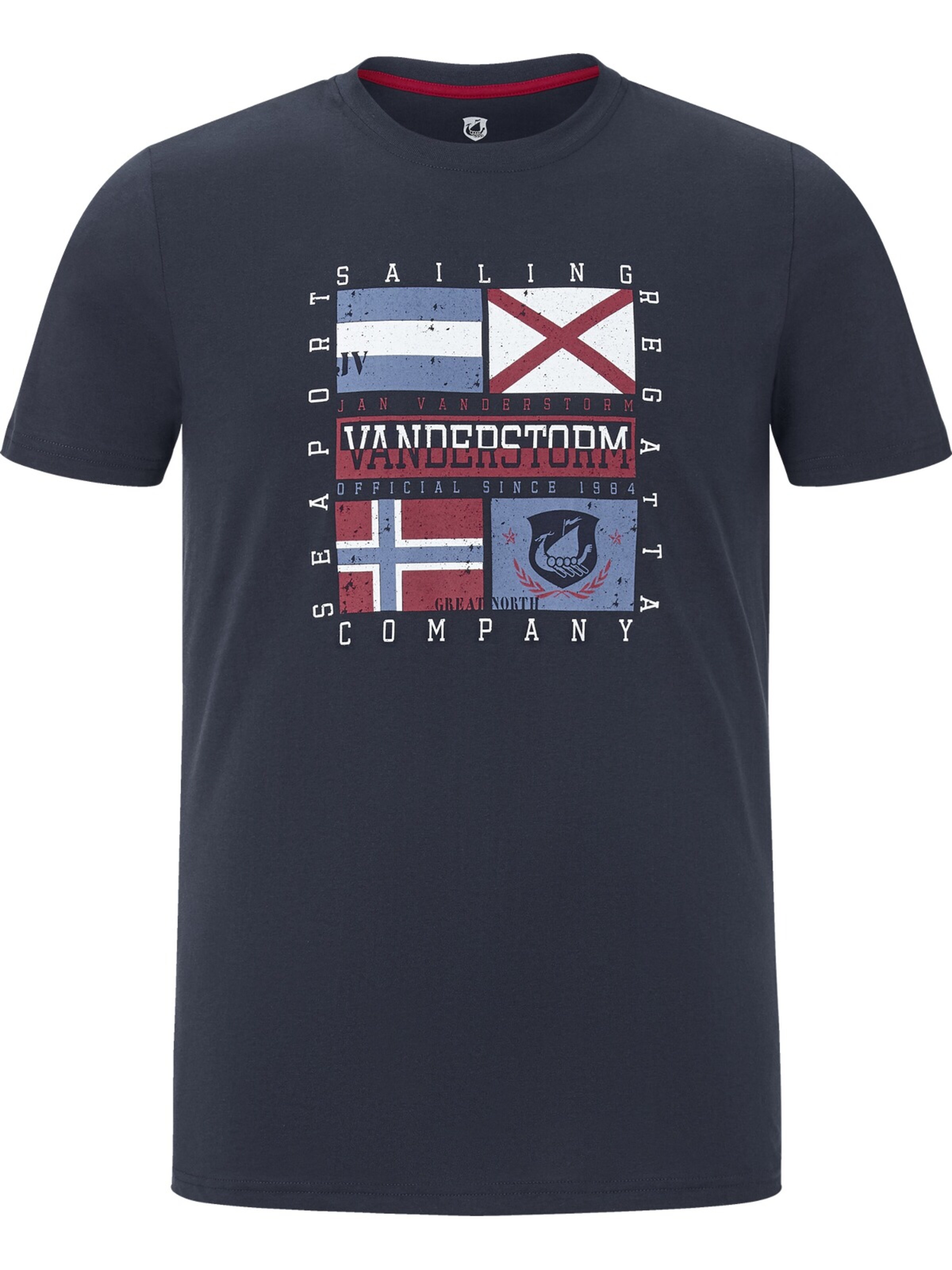 Jan Vanderstorm Shirt ' Preben ' in Blue: front