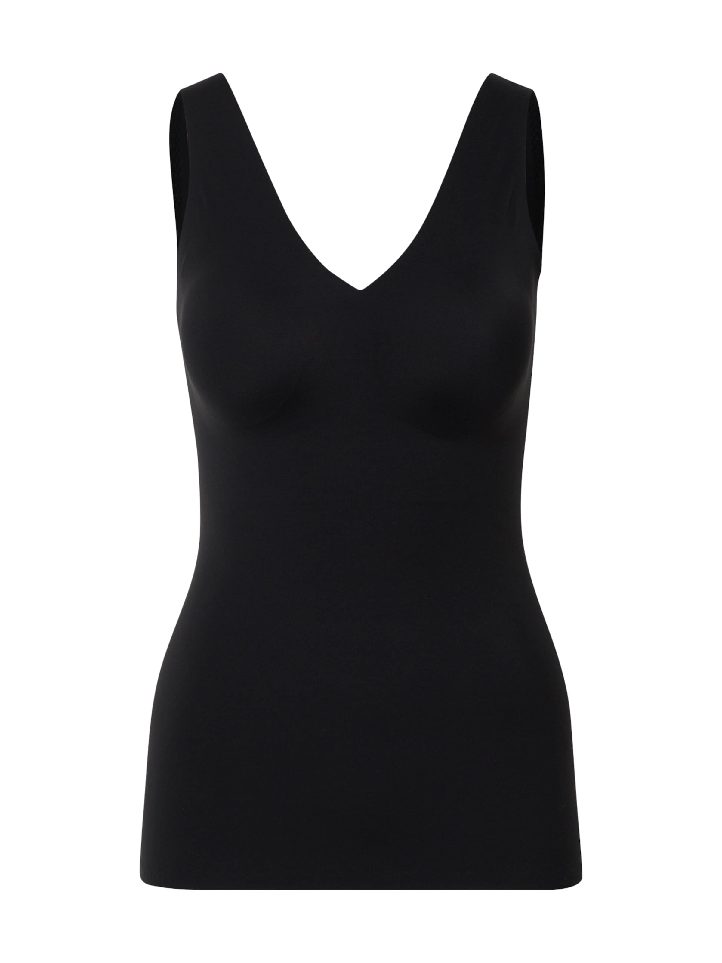 SCHIESSER Top in Zwart: voorkant