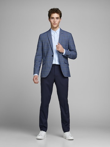 Coupe slim Pantalon JACK & JONES en bleu : devant