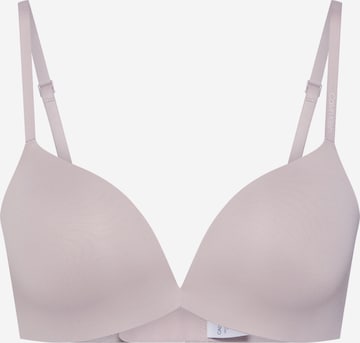 Calvin Klein Underwear Melltartó - bézs: elől