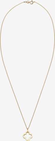 ELLI PREMIUM Necklace 'Kleeblatt' in Gold: front