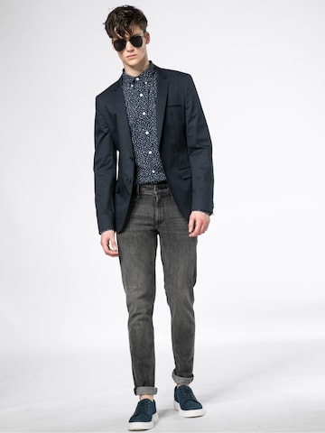 HUGO Red Slim fit Business-colbert 'Anfred' in Blauw