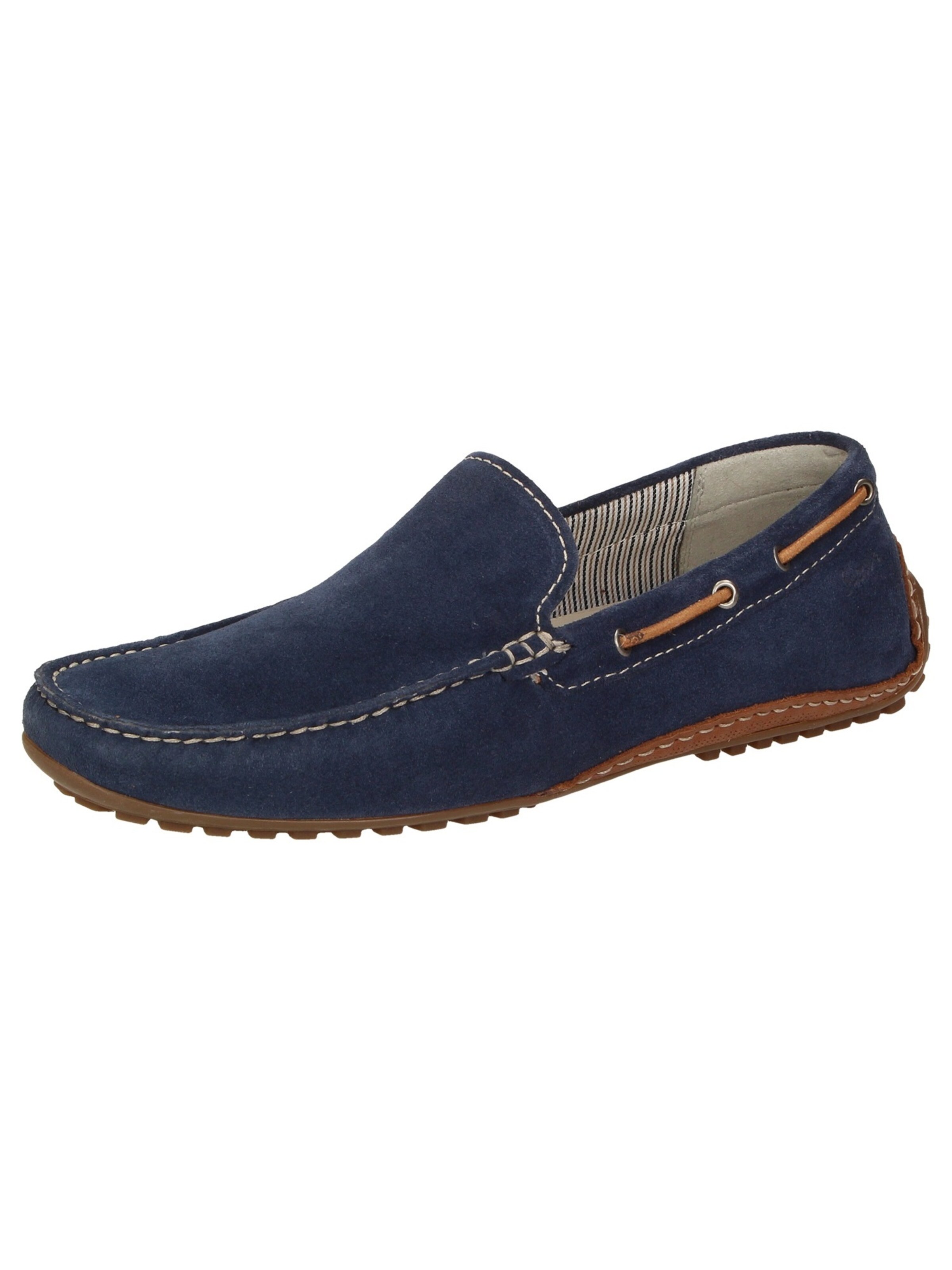 SIOUX - Mocassins 'Callimo' in de kleur Navy