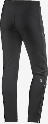 Löffler Slimfit Hose in Schwarz