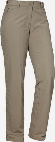 Schöffel Slimfit Hose 'Pants Santa Fe' in Beige: predná strana