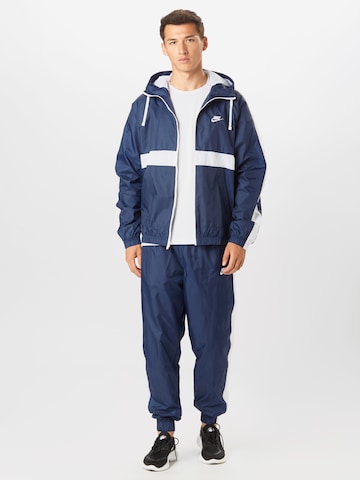 Nike Sportswear Regular Sweat suit in Blue: front