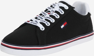 Tommy Jeans Rövid szárú sportcipők 'Hazel 1D' - fekete: elől