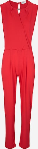 heine Jumpsuit in Rood: voorkant